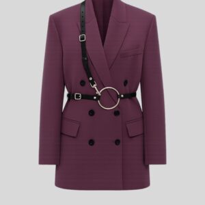 MajorLine™ Harnais Poitrine Minimaliste en Cuir Noir