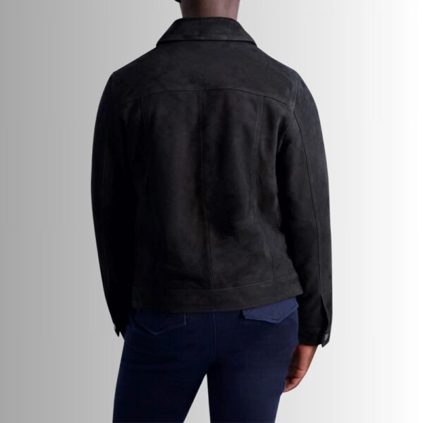 Veste Daim Noir Pour homme - Noir