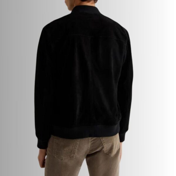 Veste En Daim Homme Luxe - Noir