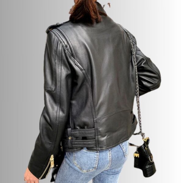 Perfecto Cuir Noir Femme - Cuir d'agneau