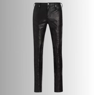 Pantalon Cuir Moto Homme - Faucon des rues