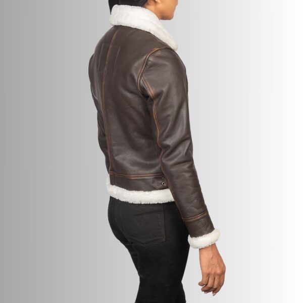 Bombardier Femme Marron - Peau de chèvre