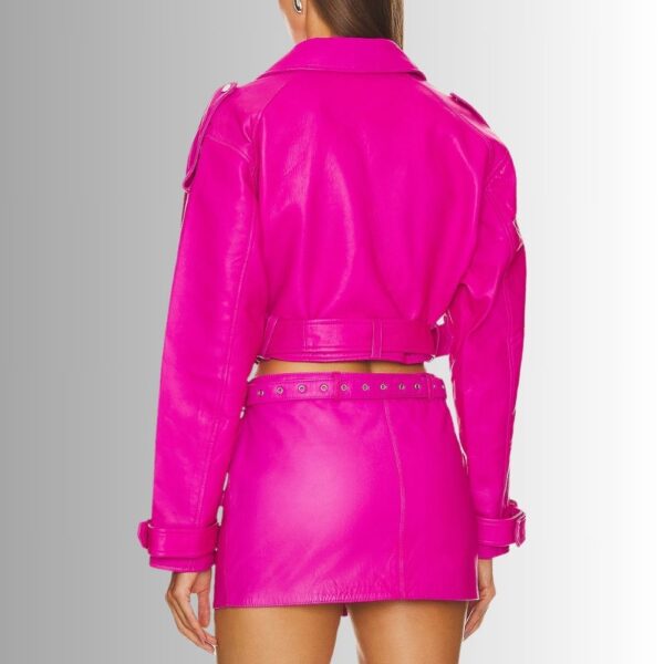 Veste En Cuire Courte Femme - Victoria-Rose