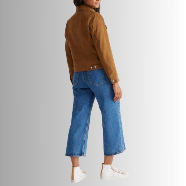 Veste Femme Daim Marron - Camionneuse