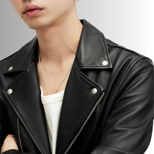 Blouson Homme Cuir Noir - Alpha