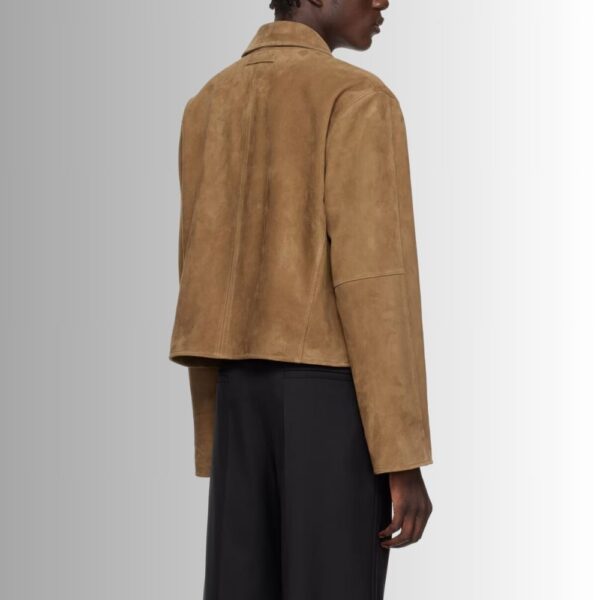 Veste En Daim Camel Homme - Peau de chèvre