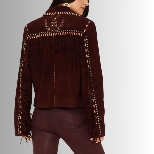 Veste Longue Daim Femme - Bohème