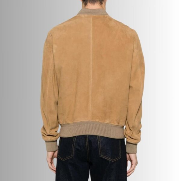 Veste En Daim Camel Homme - Classique