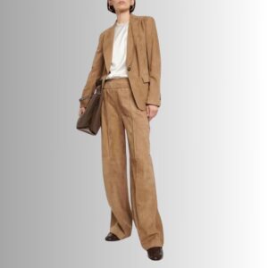 Blazer Daim Femme - Camel